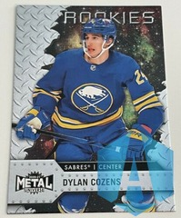 2021-22 Metal Universe Dylan Cozens Rookie Buffalo Sabres #145